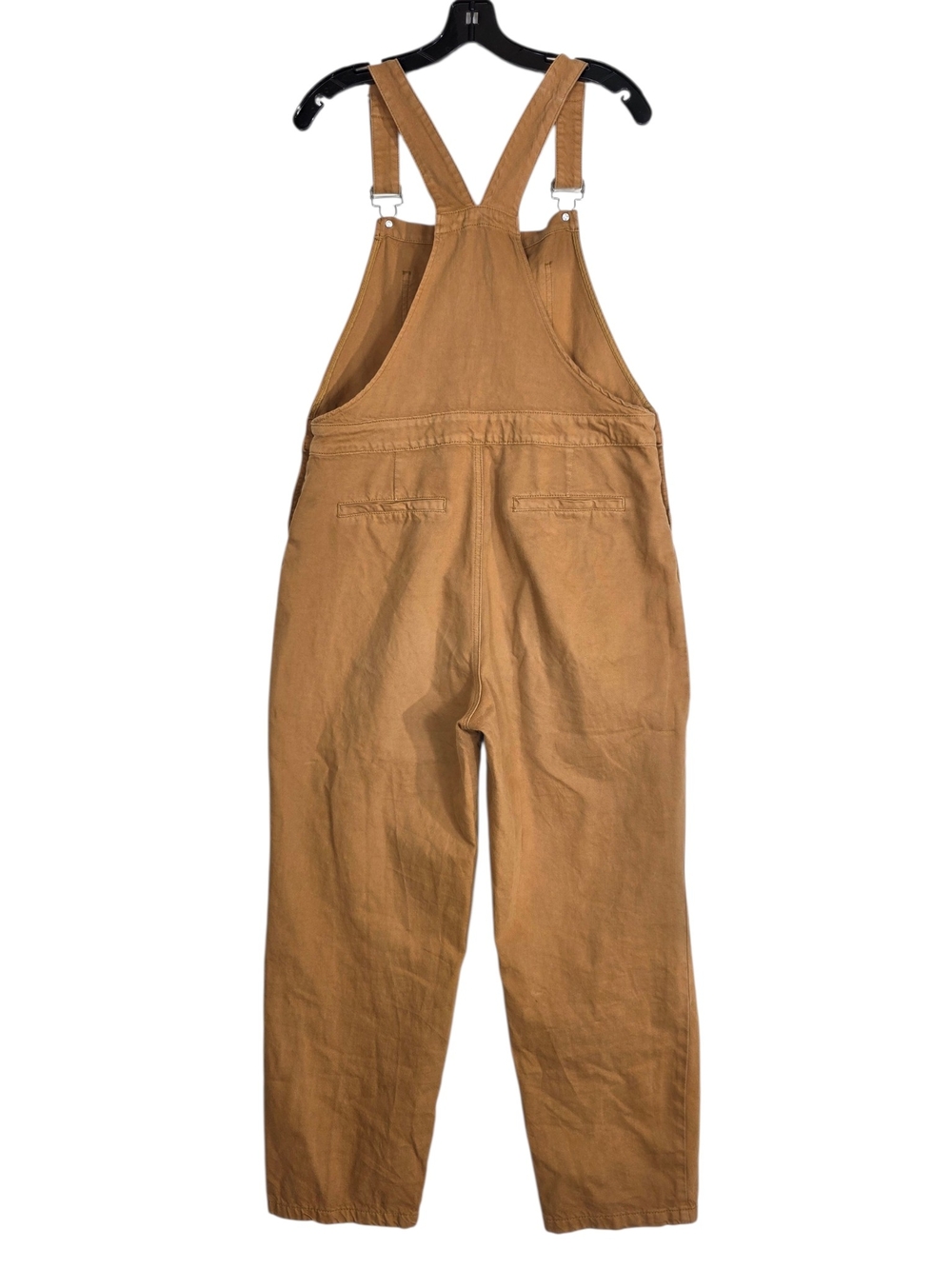 FRNCH Paris Denim Caramel Tan Cotton Overall Jumpsuit with Adjustable Straps - Picture 2 of 12